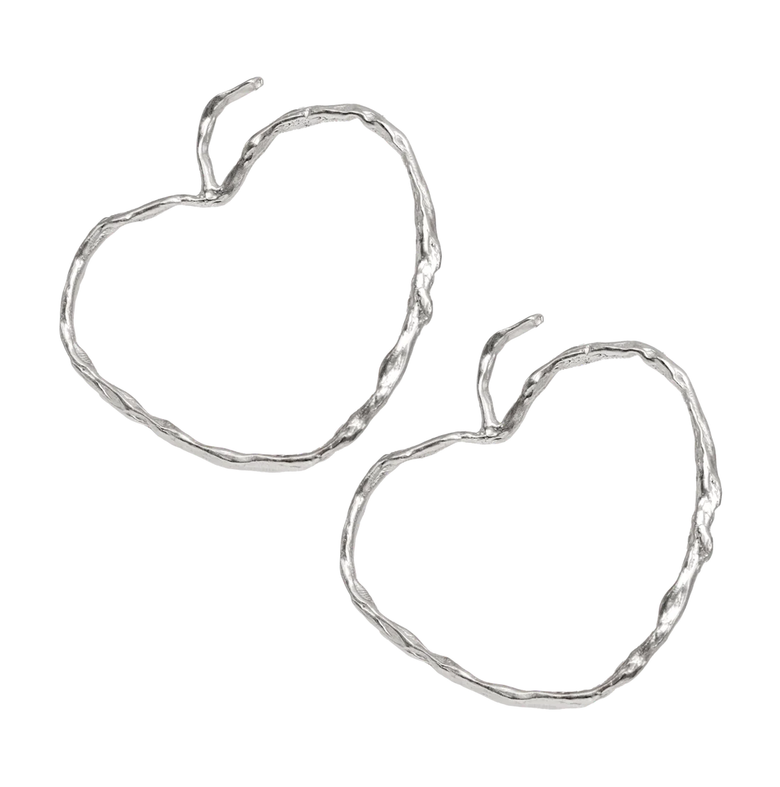 Manzanas Earrings - Silver