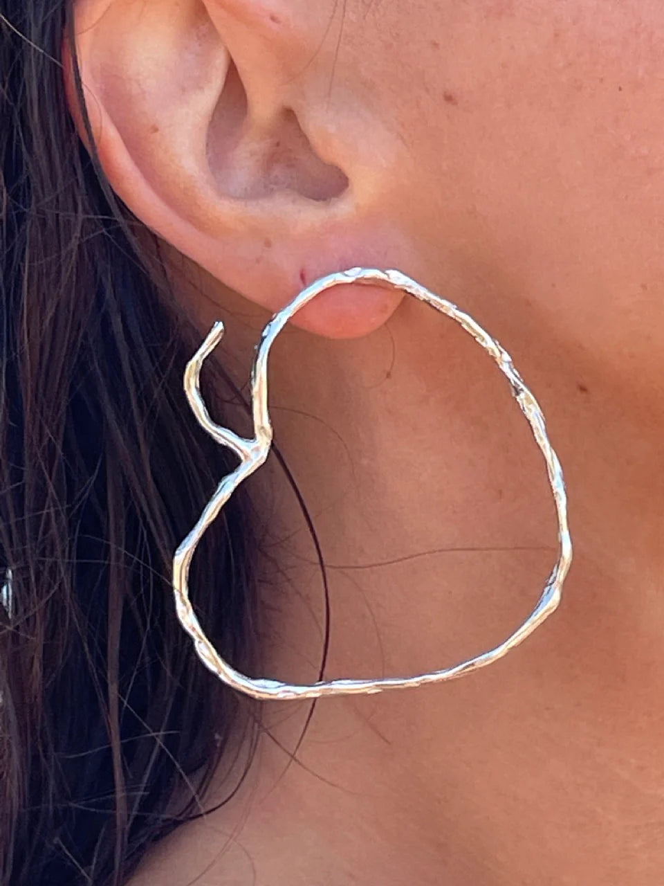 Manzanas Earrings - Silver
