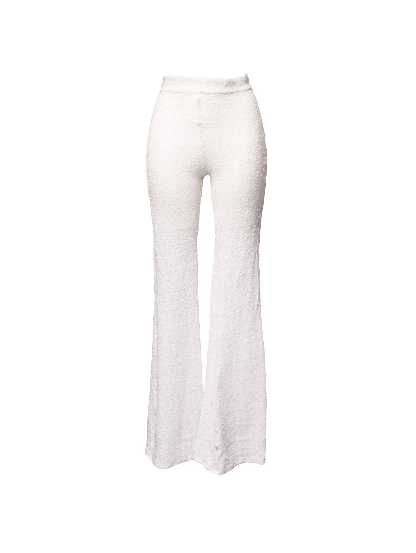 The White Sequin Trousers