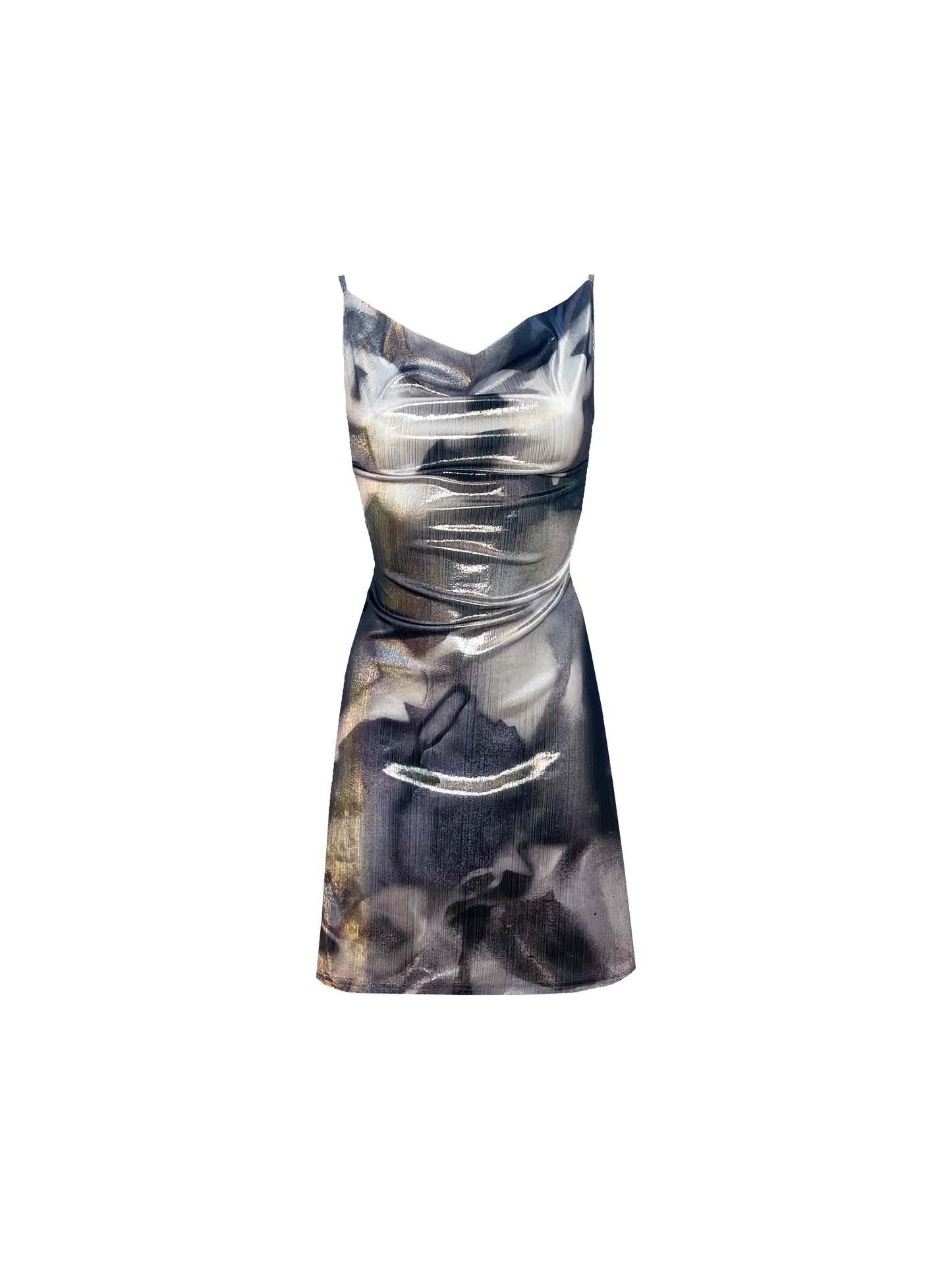 The Siren Short Dress in Airbrush Spikes