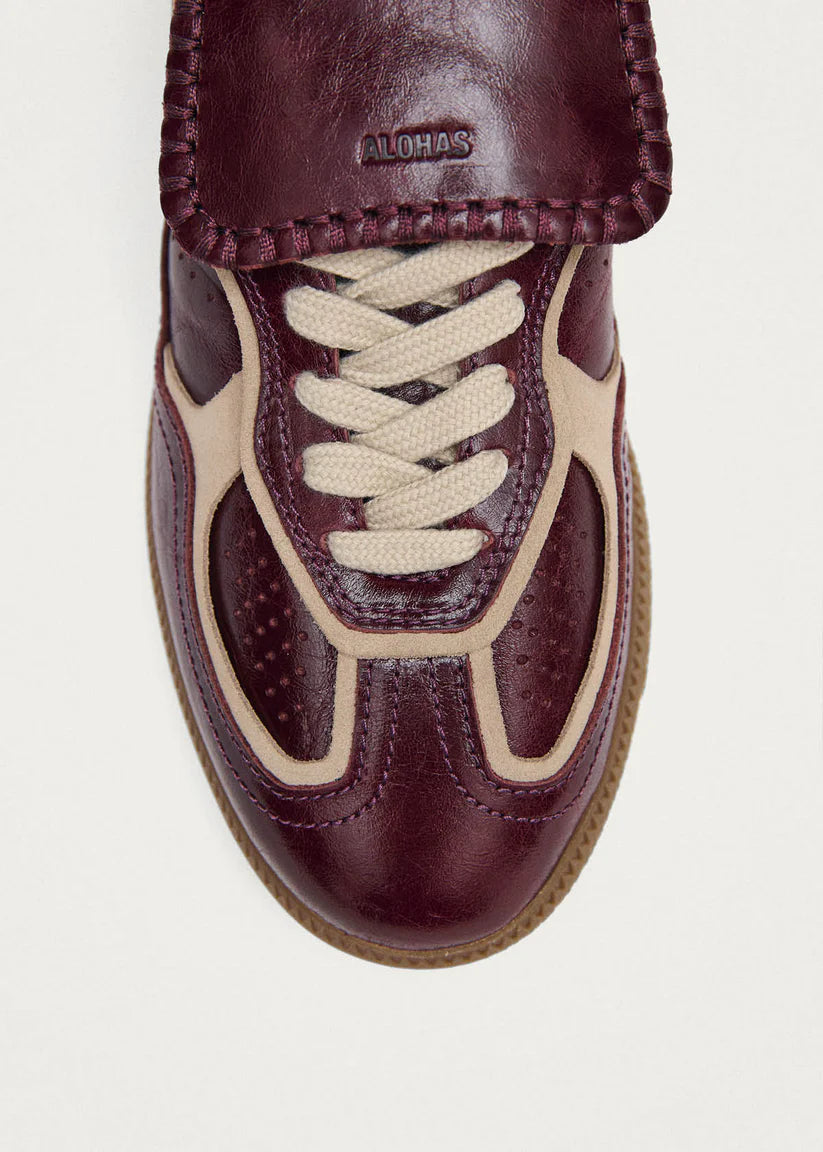 Tb.490 Club Onix Deep Burgundy Leather Sneakers