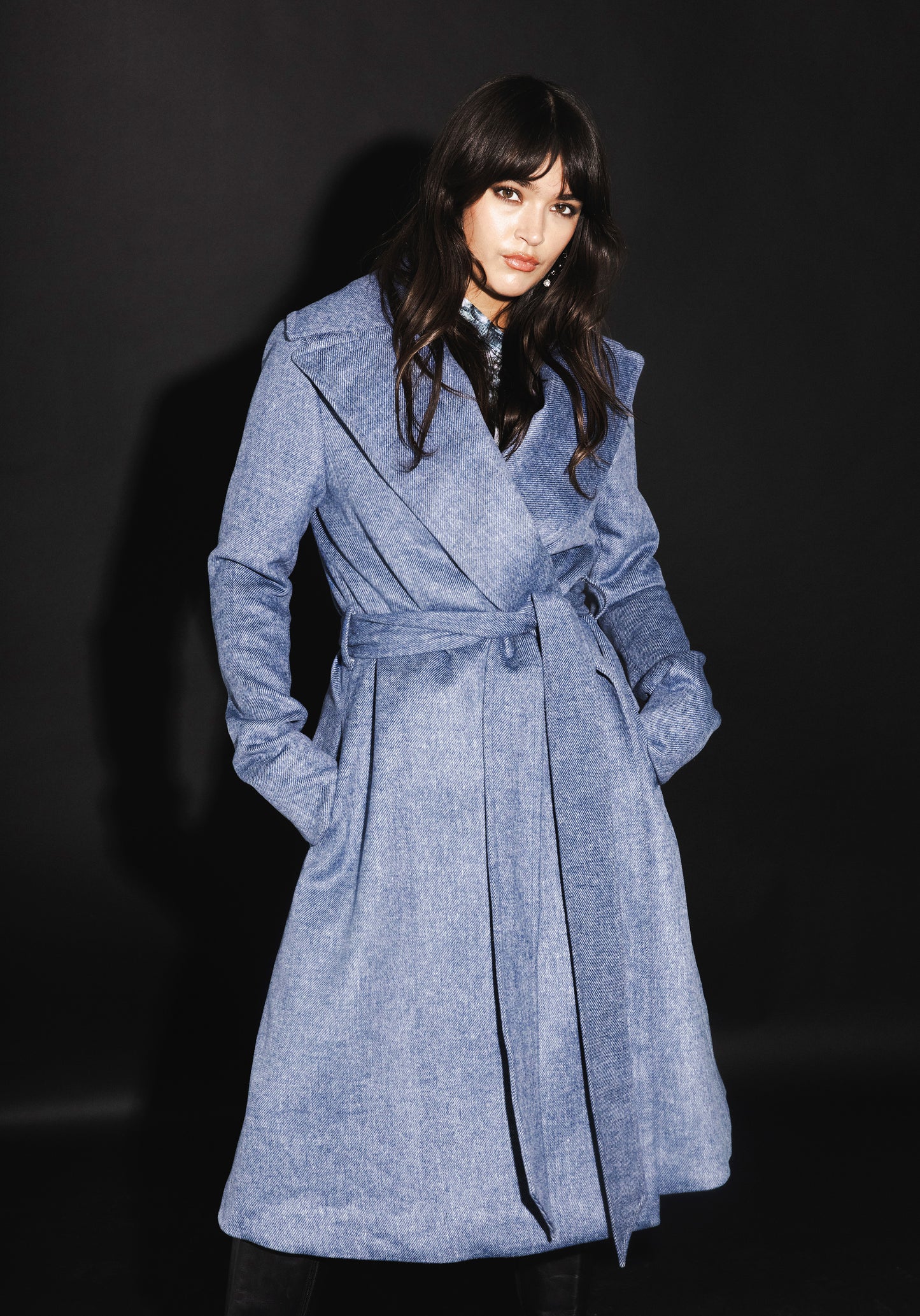 The Wool Coat - Blue