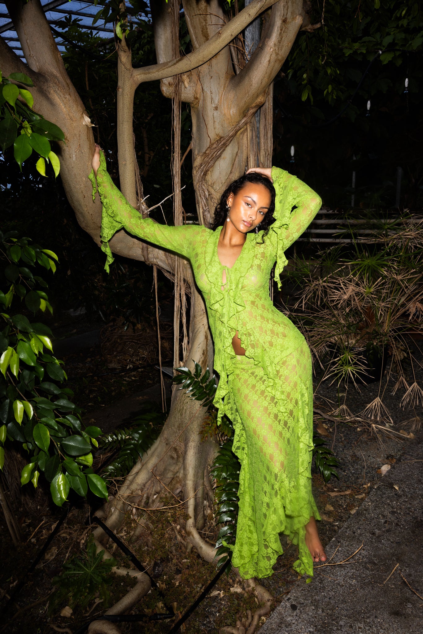 The Butterfly Top in Green