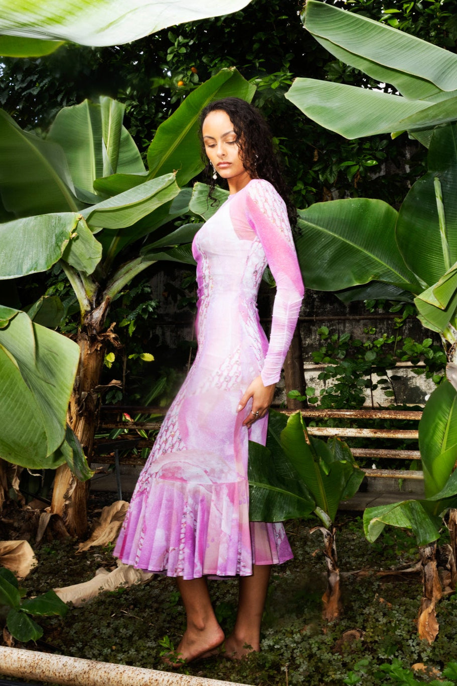 The Flowy Dress in Flamingo PRE-ORDER