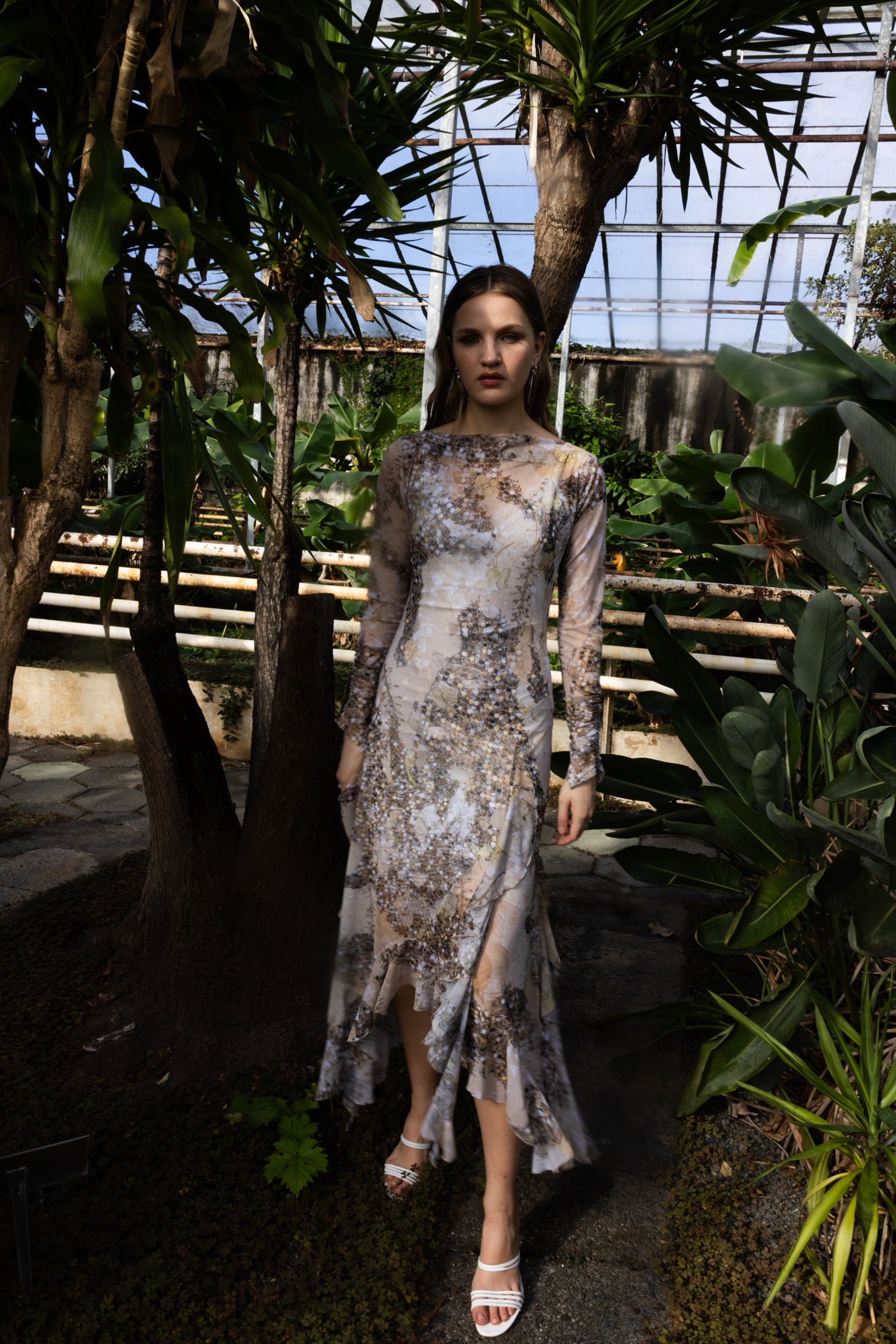 Butterfly Dress in Gold Rush