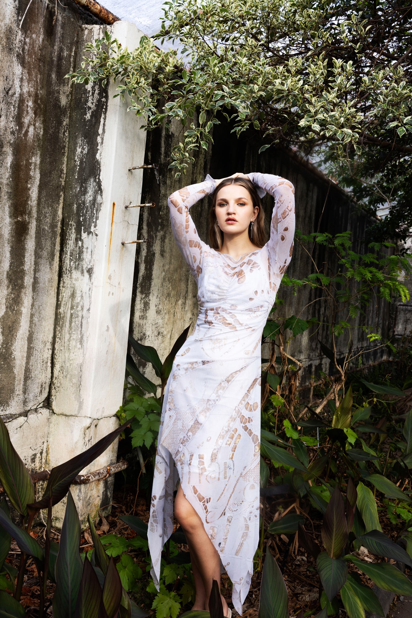 Flowy Party Dress in Pearl Lace PRE-ORDER