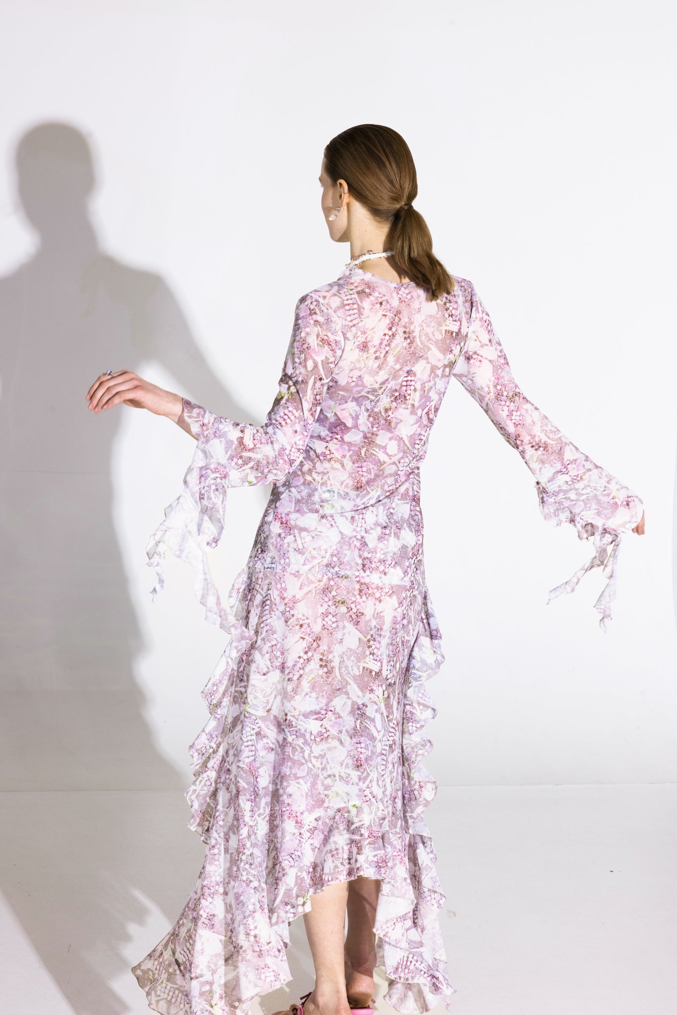 The Butterfly Skirt in Pink Seashell