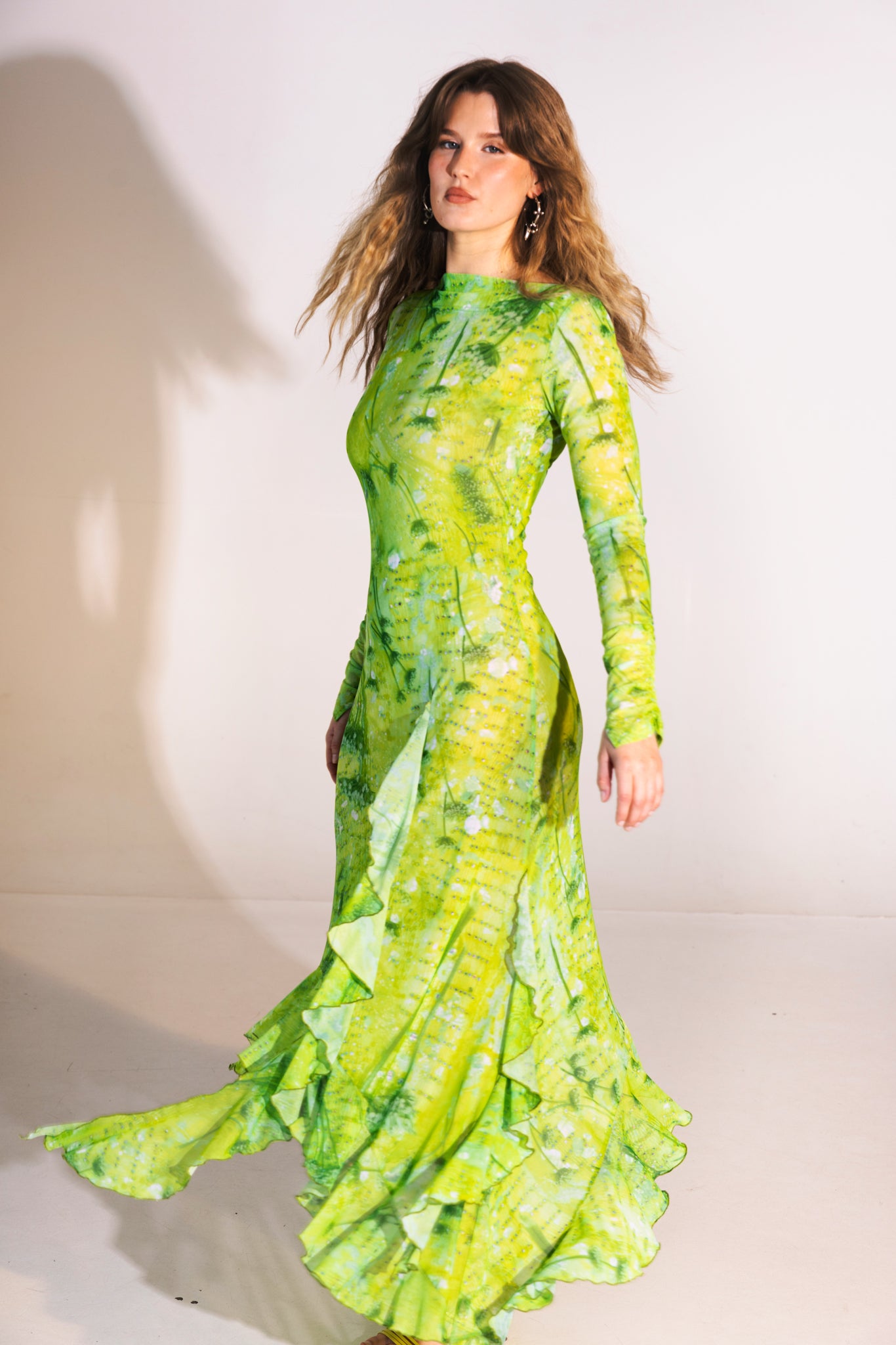 The Butterfly Dress in Electric Tide