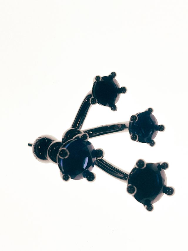 Night Sky Cluster Earrings