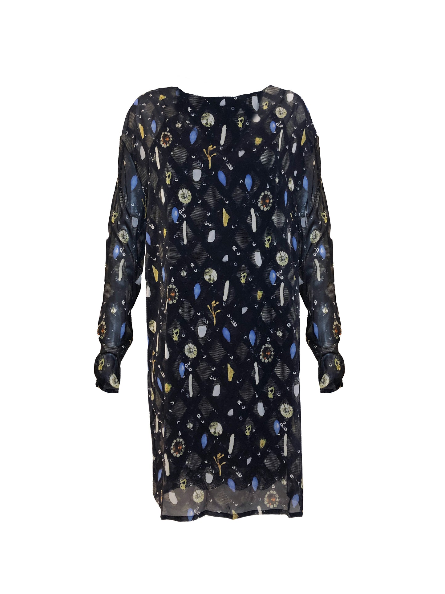 The Breeze Dress in Black Treasure