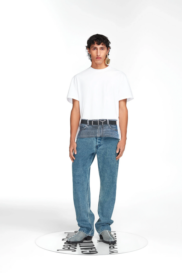 Trompe L'oeil Y Belt t-shirt