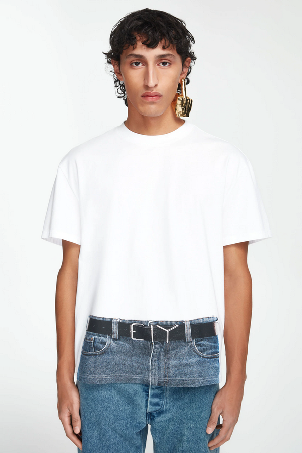 Trompe L'oeil Y Belt t-shirt