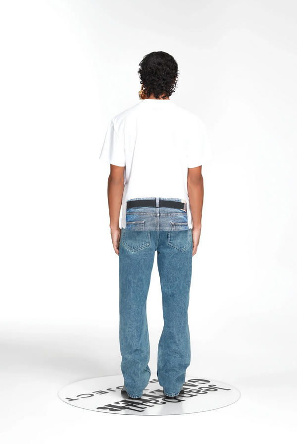 Trompe L'oeil Y Belt T-shirt