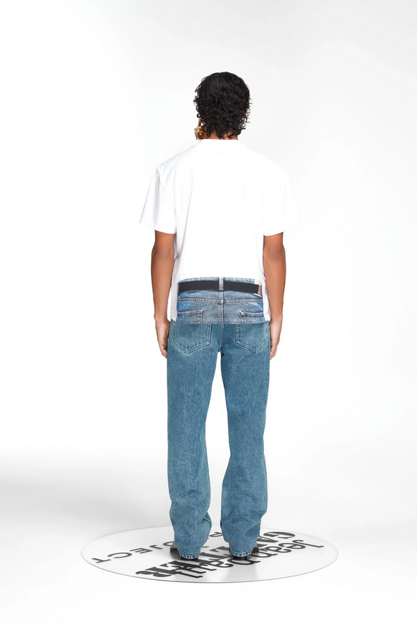 Trompe L'oeil Y Belt t-shirt