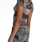 Mesh T-Shirt Print