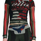 Mesh Longsleeve Sporty Polo