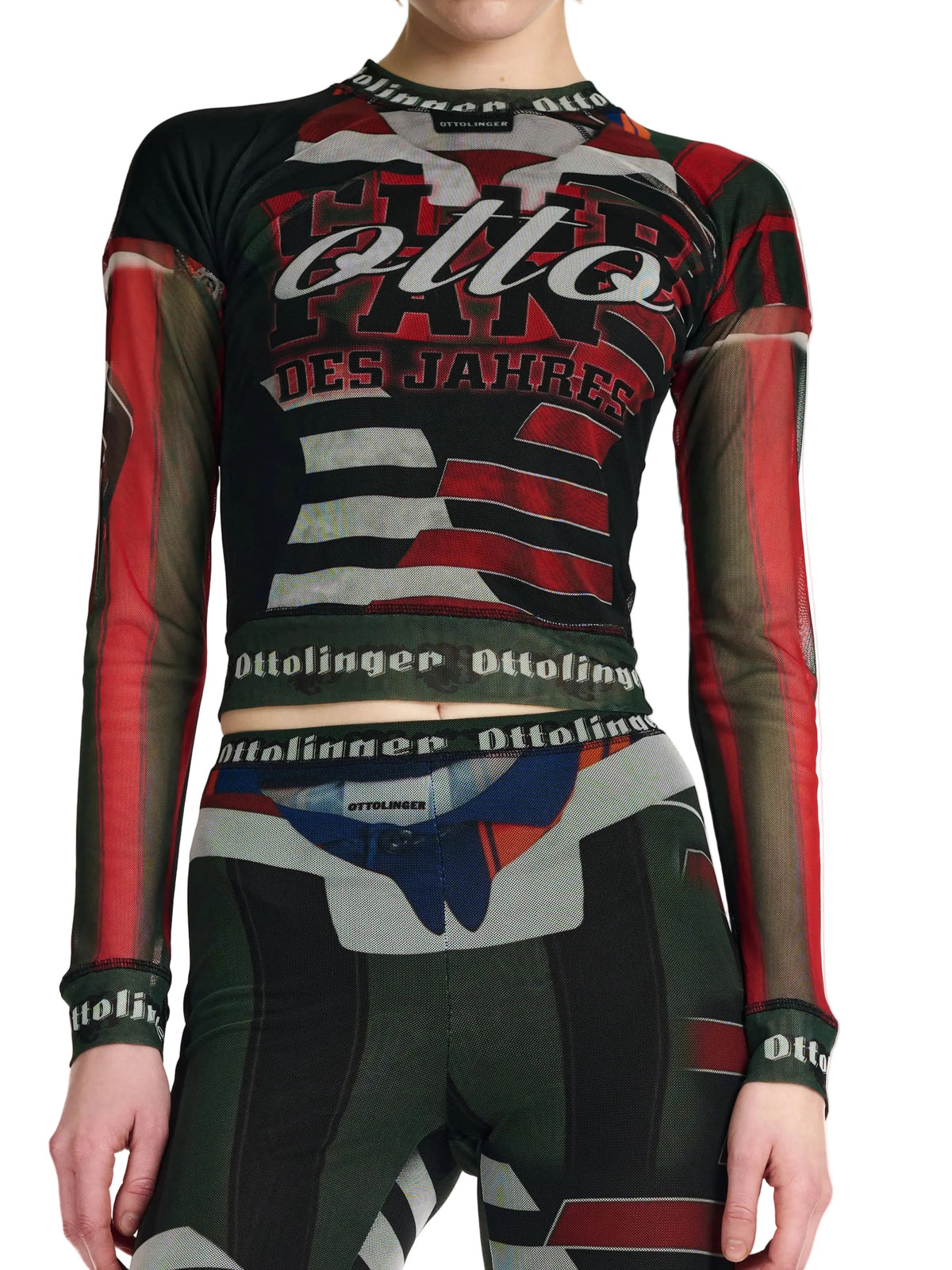 Mesh Longsleeve Sporty Polo
