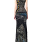 Knitted Mesh Maxi Dress
