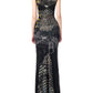 Knitted Mesh Maxi Dress
