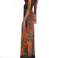 Mesh Dragonfly Gown Orange