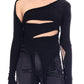 Knitted Cut-Out Knit Longsleeve