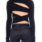 Knitted Cut-Out Knit Longsleeve