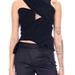 Knitted Felted Scuba Cut-Out Top