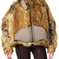 Woven Oversized Furry Jacket