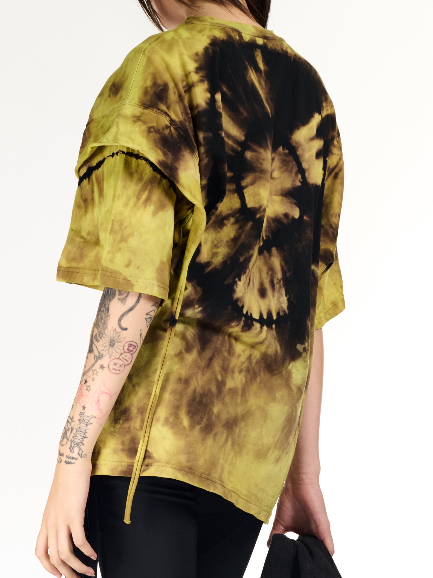 Reconstructed Oversized T-Shirt - Tie Dye