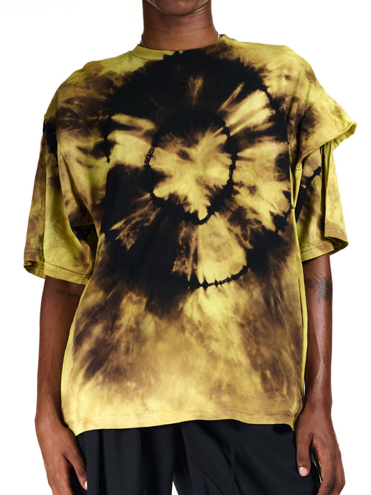 Reconstructed Oversized T-Shirt - Tie Dye