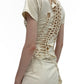 Otto Braided T-Shirt Beige