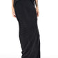 Slitted Maxi Skirt - Black Wash