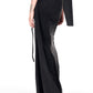 Slitted Maxi Skirt - Black Wash