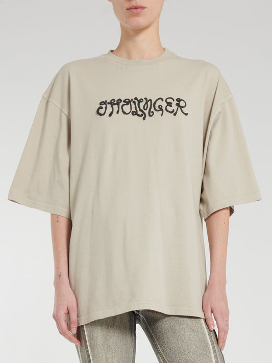 Oversized Puffy Logo T-Shirt