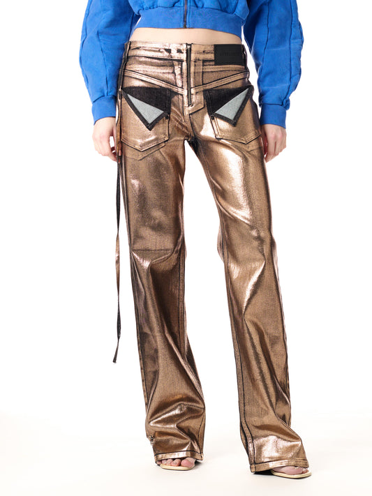 Woven Loose Fit Jeans Paint