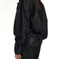 Glazed Flex Denim Jacket Brown Overdye