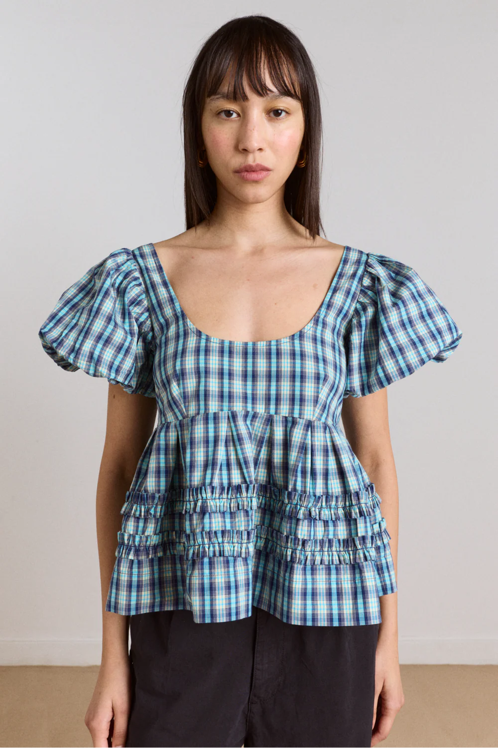 Summer Joy Blouse - Tomboy Check