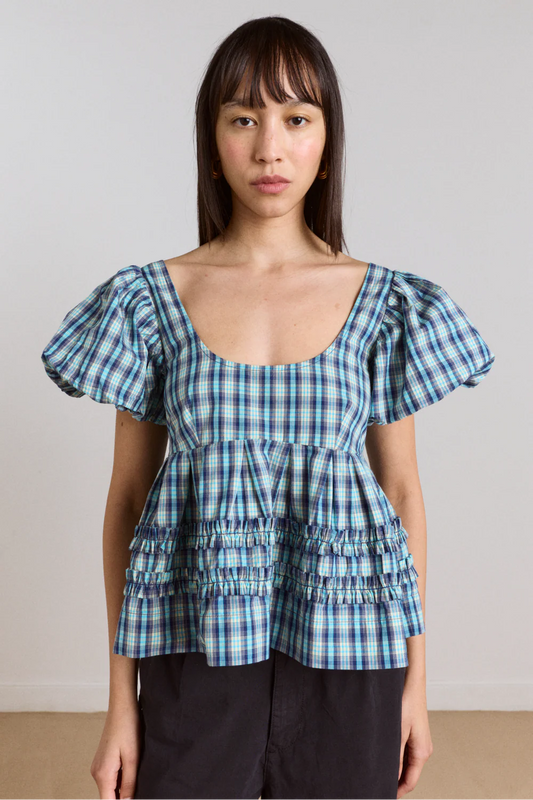 Summer Joy Blouse - Tomboy Check