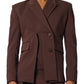Woven Signature Split Blazer