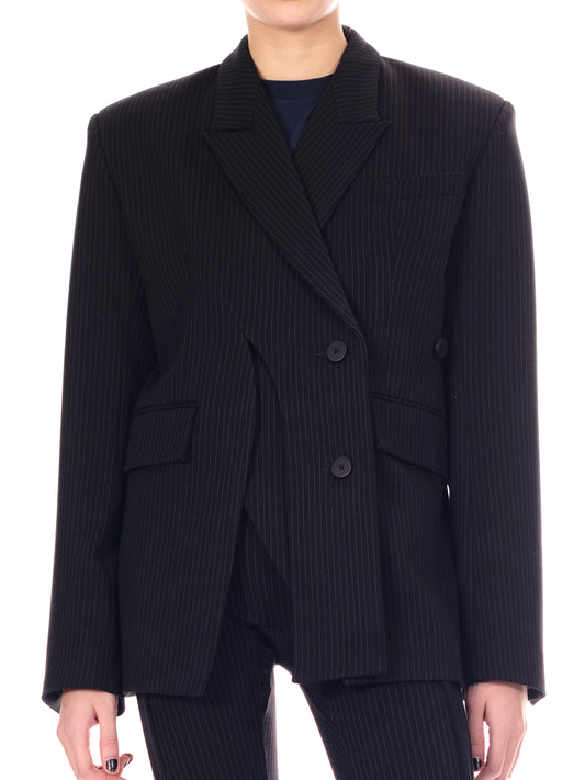Knitted Signature Split Blazer