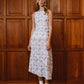 Hydrangea Asymmetric Mesh Skirt