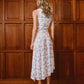 Hydrangea Asymmetric Mesh Skirt