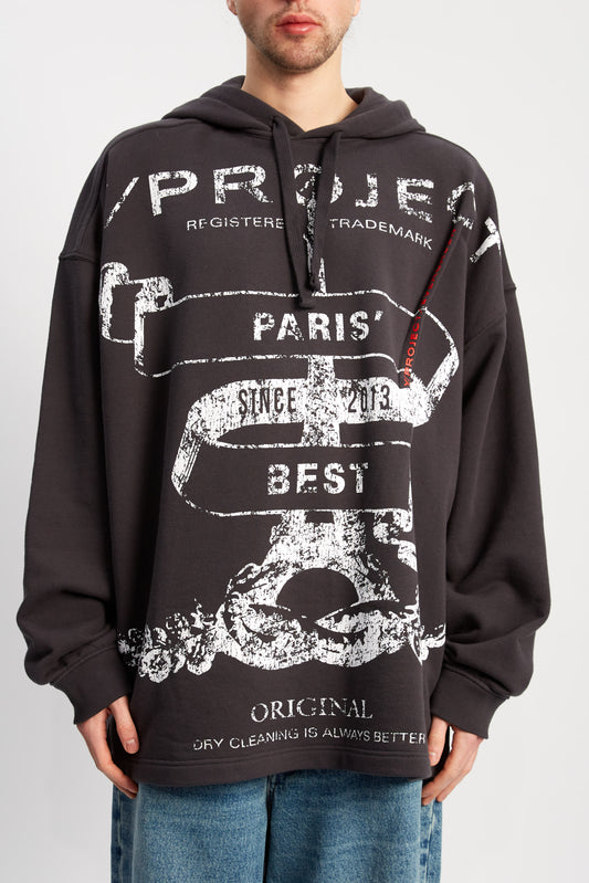 EVERGREEN PARIS' BEST PINCHED HOODIE