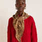Knitted Head Scarf Leopard