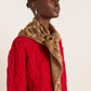 Knitted Head Scarf Leopard