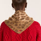 Knitted Head Scarf Leopard
