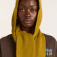 Tassel Hooded Scarf Olive