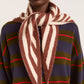 Stripe Triangle Head Scarf
