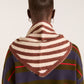 Stripe Triangle Head Scarf