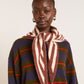 Stripe Triangle Head Scarf